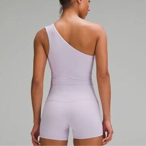 NWT Lululemon Align asymmetrical tank Lilac ether Size 6 B:C cup